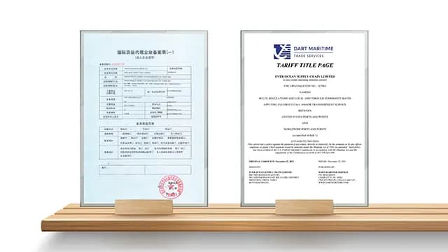 FMC Federal Maritime Commission freight forwarder license - Ever Ocean