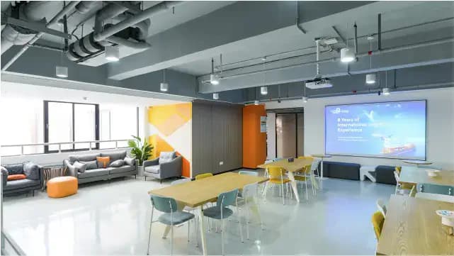 Ever Ocean professional team working in modern office